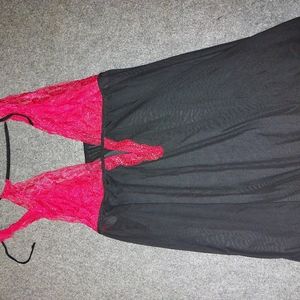 Red n black lingerie